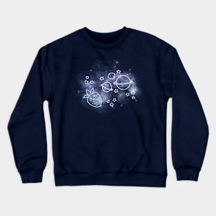 Odd planet out!/Strawberry Crewneck Sweatshirt